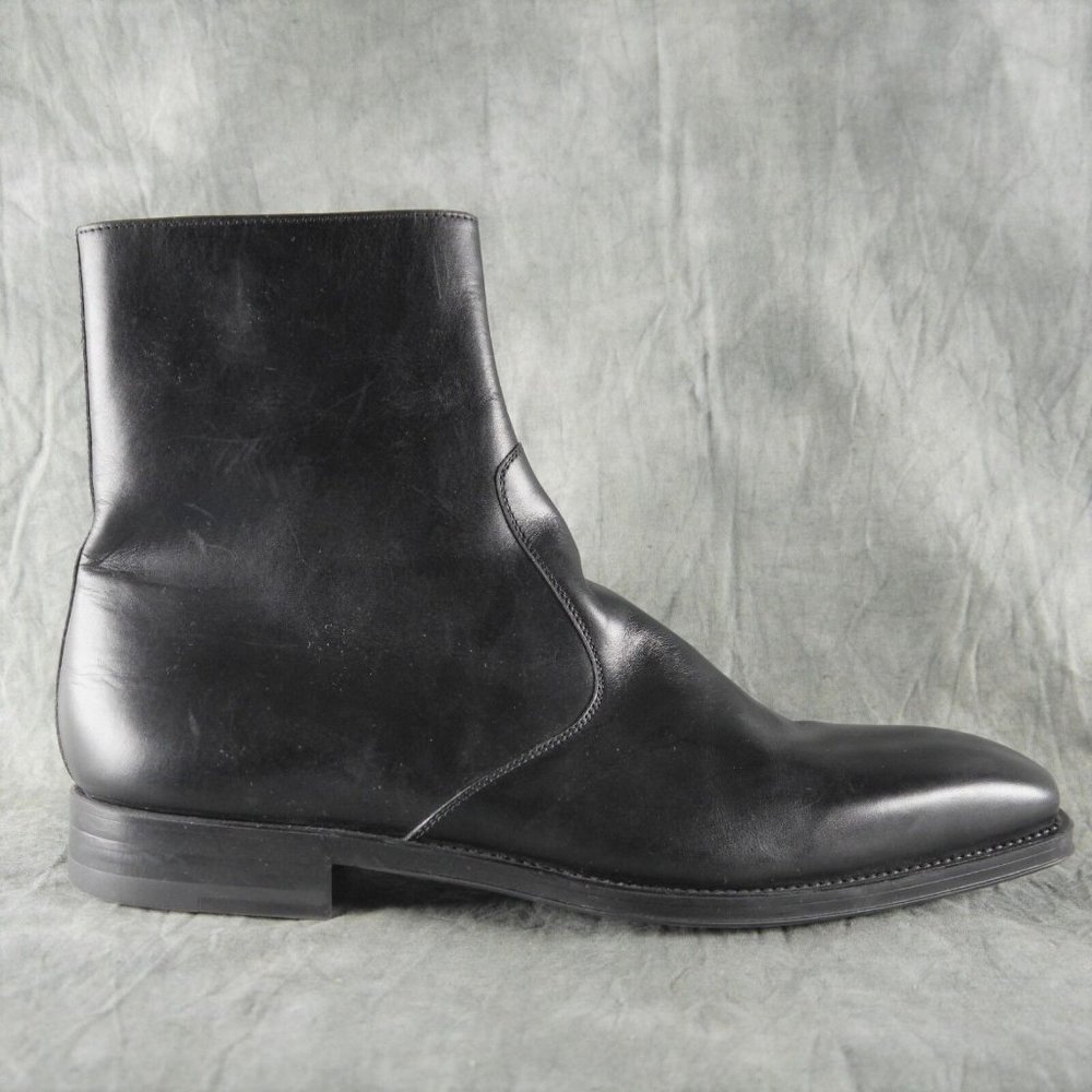 MAGNANNI Ankle Boot Sleek Black MEN'S DRESS BOOTS Size 11 M New $425  NWOB ANB - Picture 11 of 11